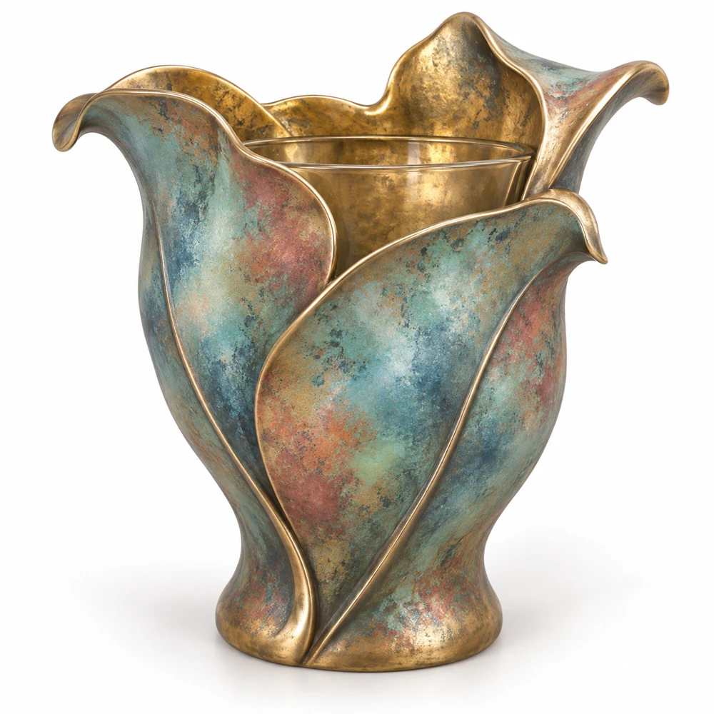 River Leaf Vase