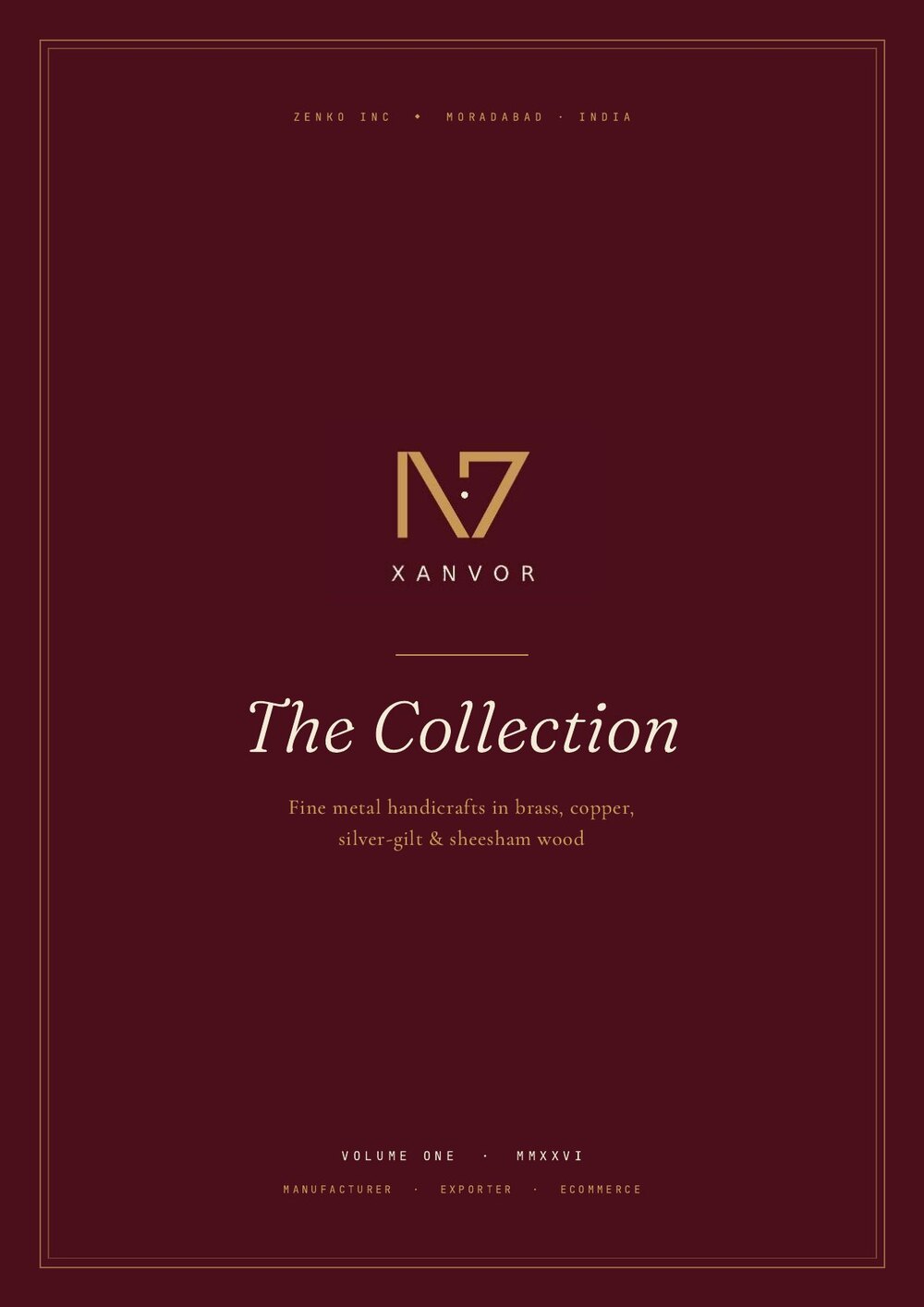 XANVOR trade catalogue, page 1