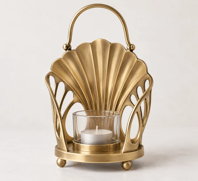 Fan Tealight Lantern — design view