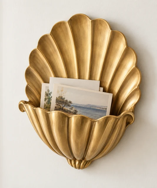 Scallop Wall Pocket — design view
