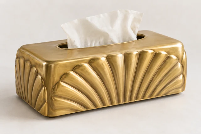 Shell Tissue-box Cover — design view