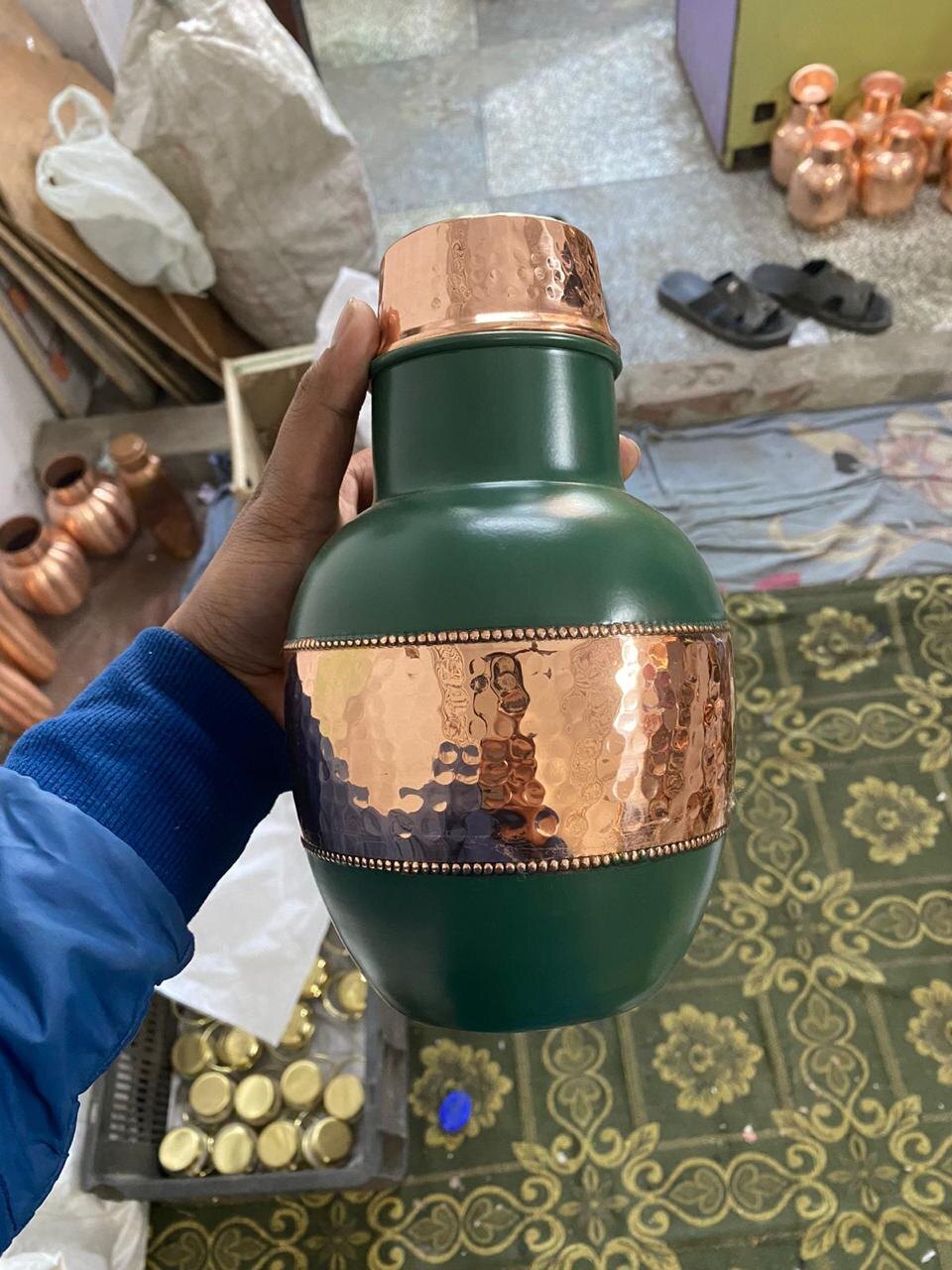 Enamel Copper Vase