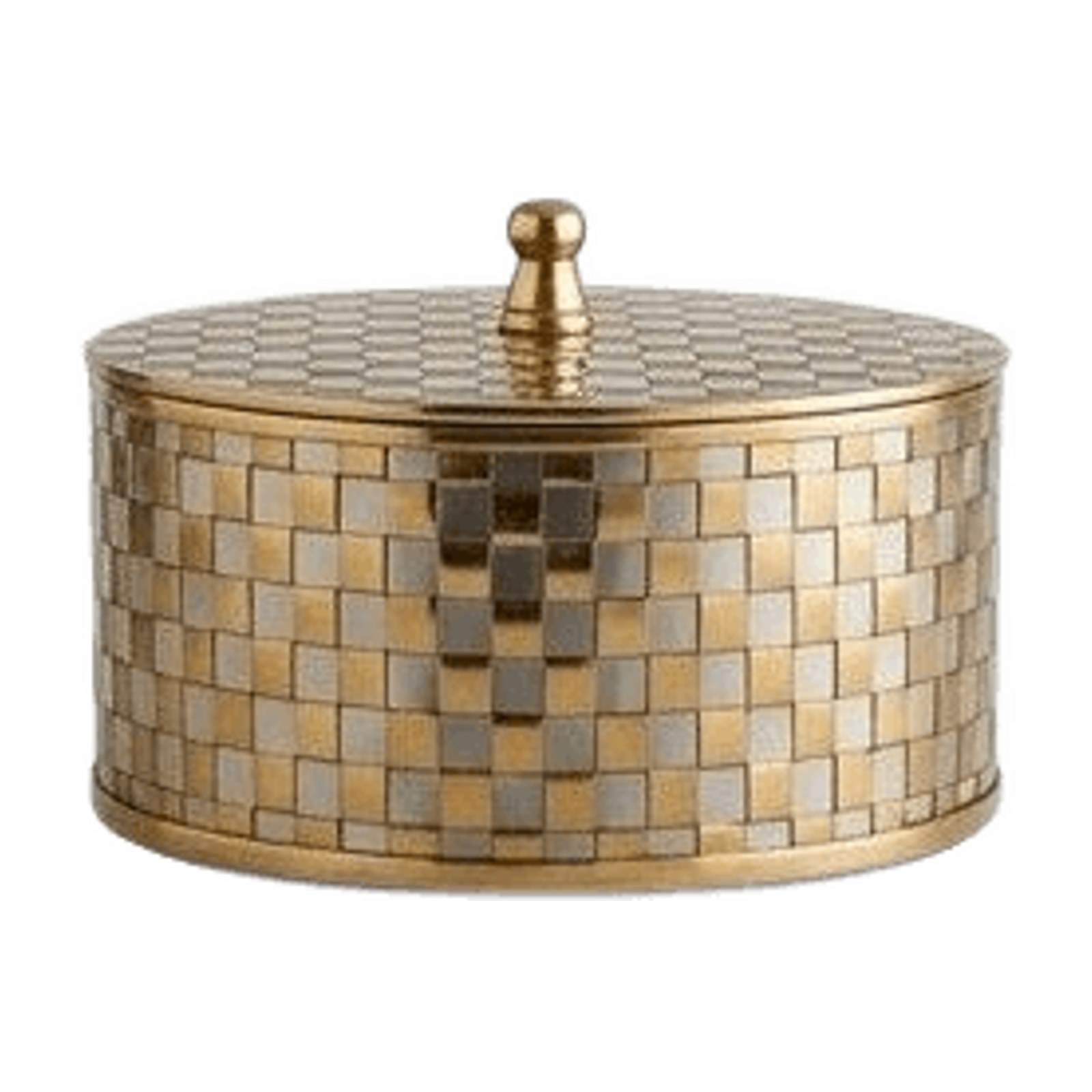 Shatranj Checkerboard Box — Metal · Two-Tone Plating, XANVOR, Moradabad