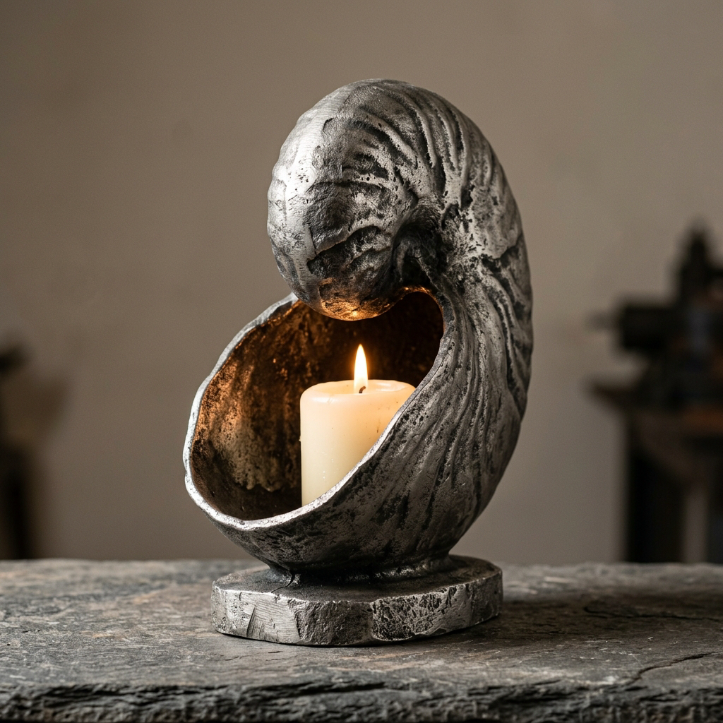 Nautilus Hurricane — Cast Aluminium · Aged Pewter, XANVOR, Moradabad