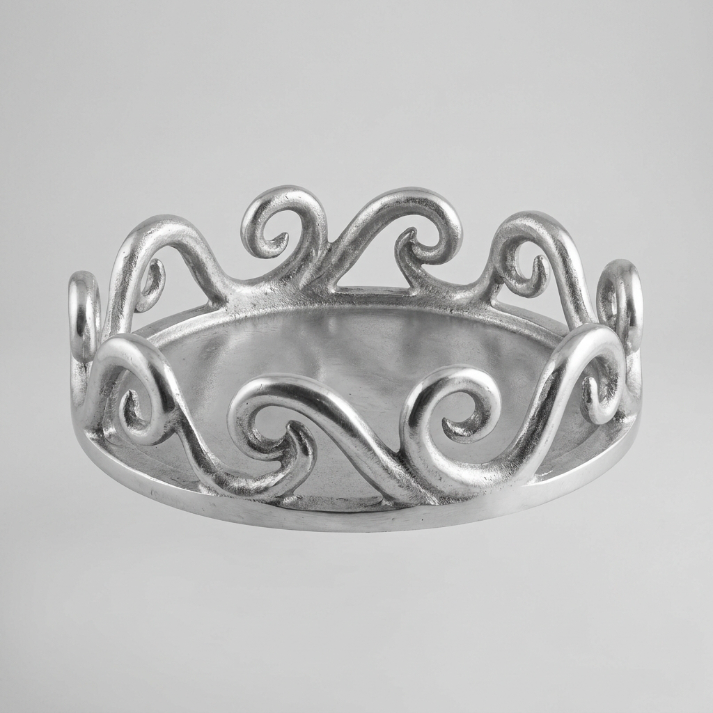 Octopus Bar Tray — Cast Aluminium · Polished, XANVOR, Moradabad