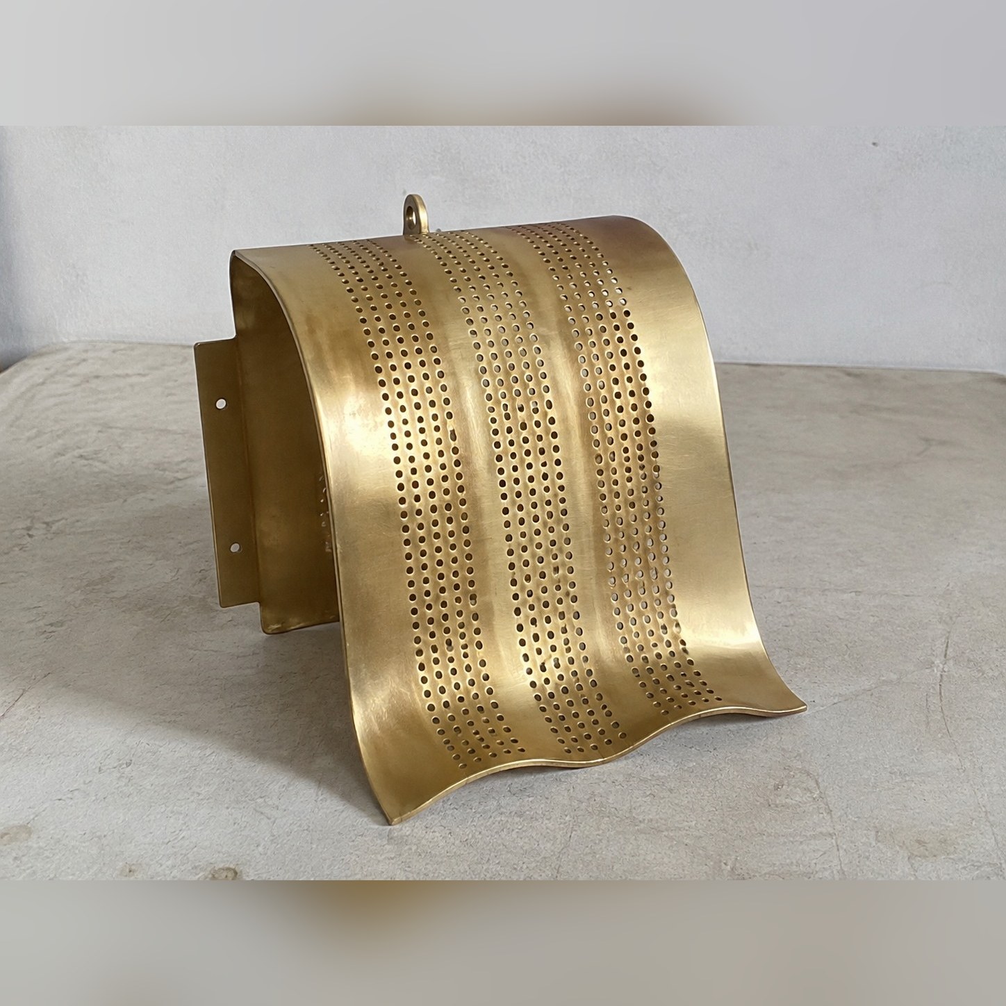 Parda Wall-light Shade — Brass · Matt brushed, XANVOR, Moradabad