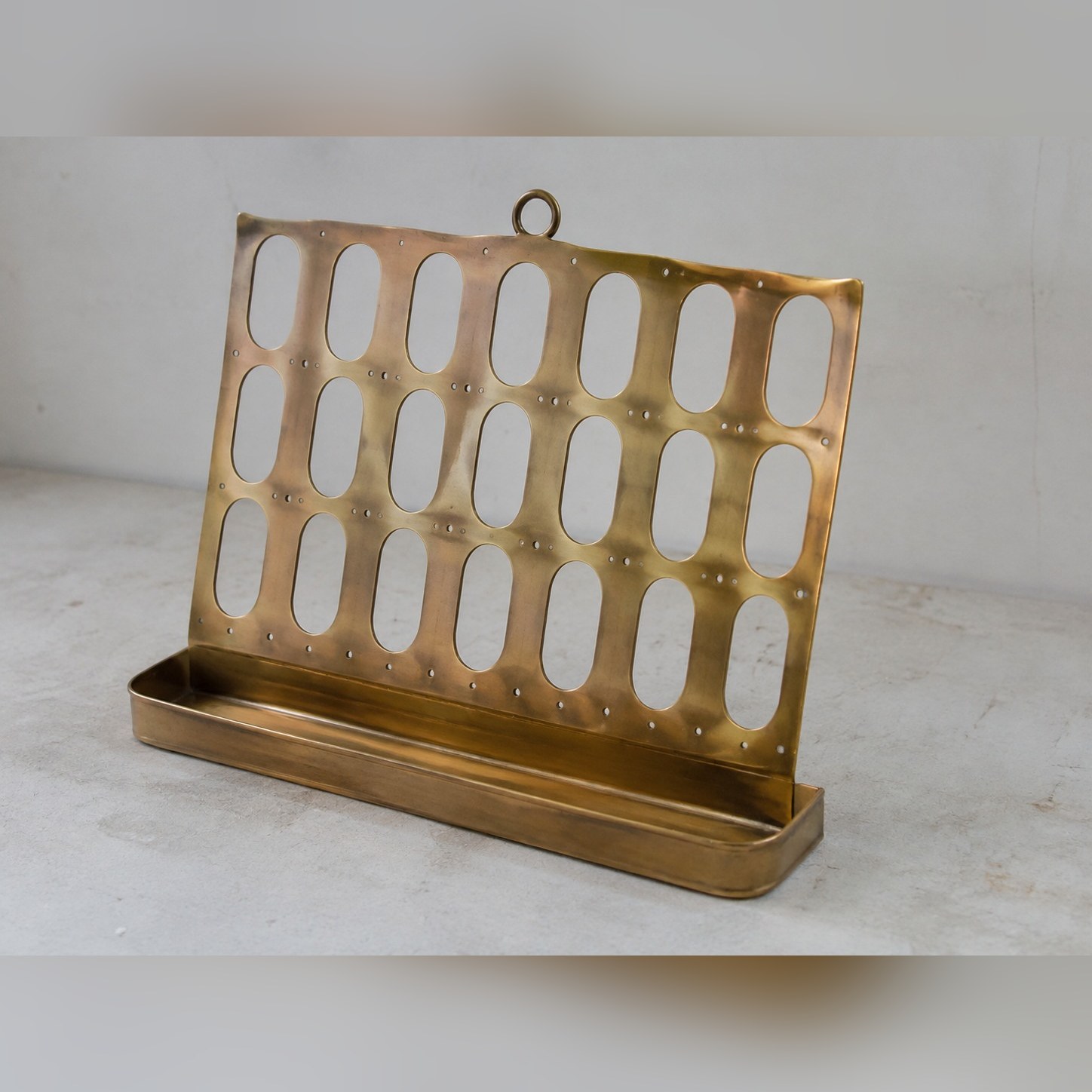 Bindi Earring Screen — Brass · Antique, XANVOR, Moradabad
