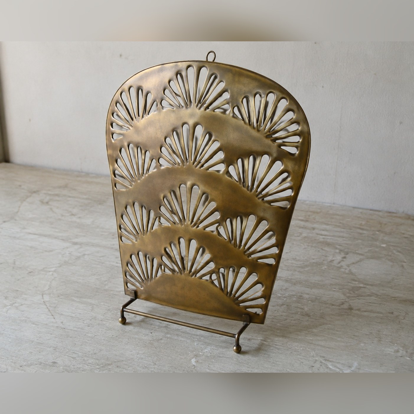 Pankha Wall Panel — Brass · Antique, XANVOR, Moradabad