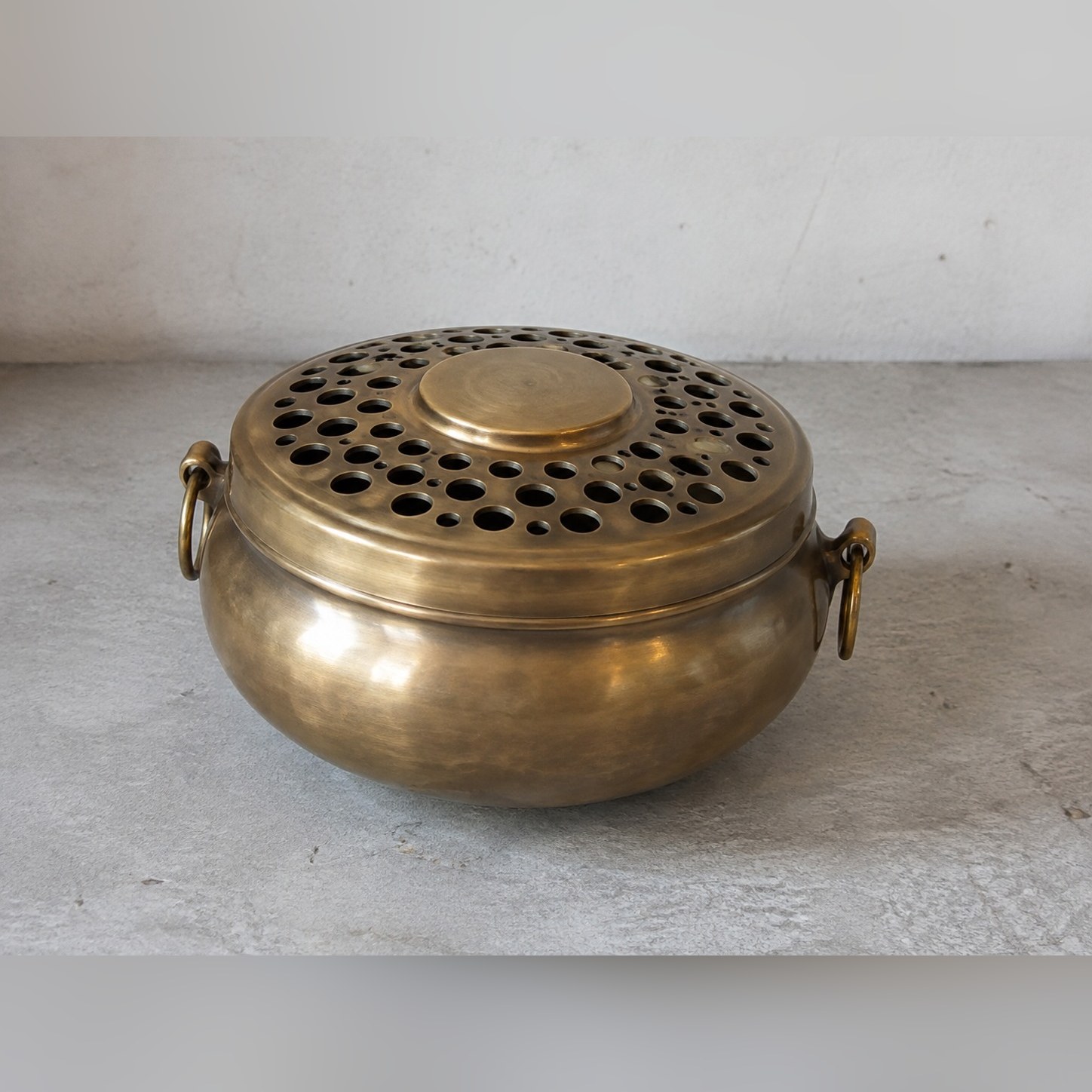 Sugandh Potpourri Jar — Brass · Antique, XANVOR, Moradabad