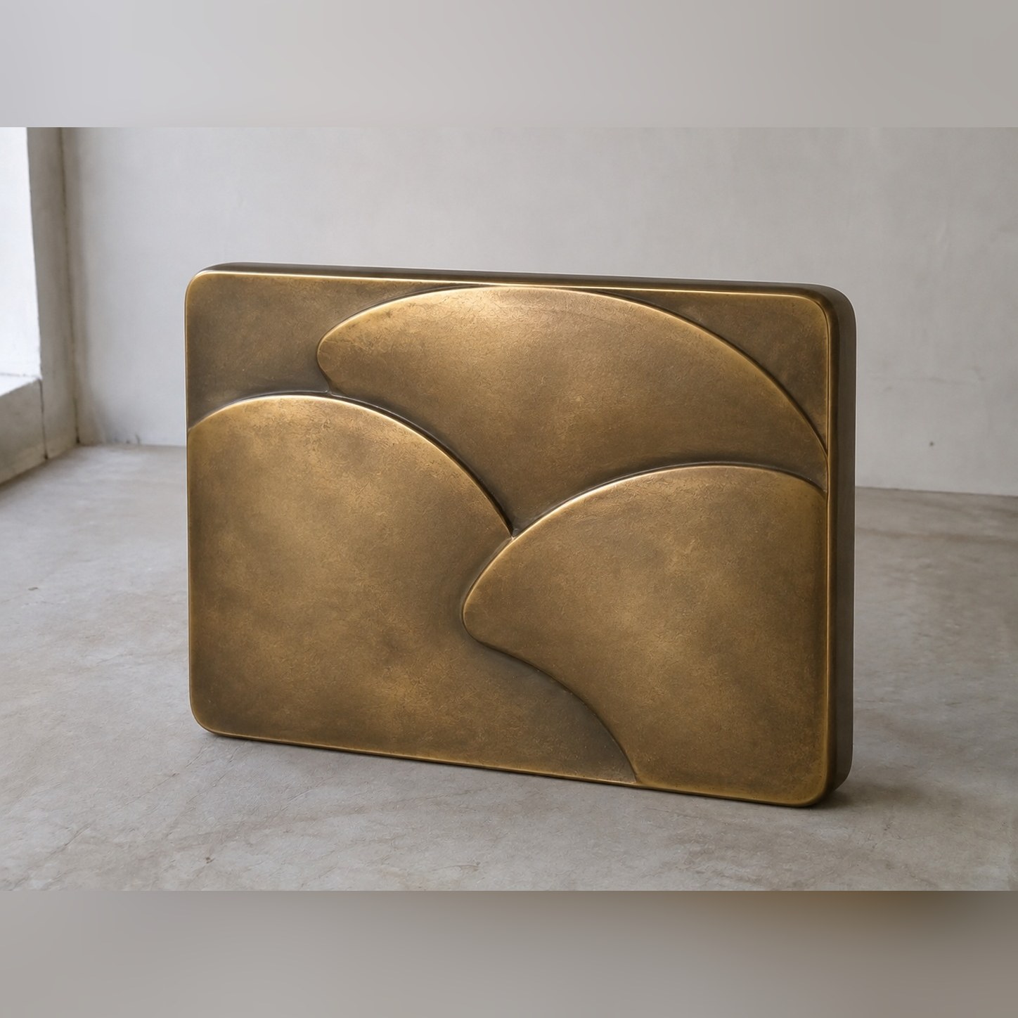 Ret Fan-dune Relief — Brass · Antique, XANVOR, Moradabad