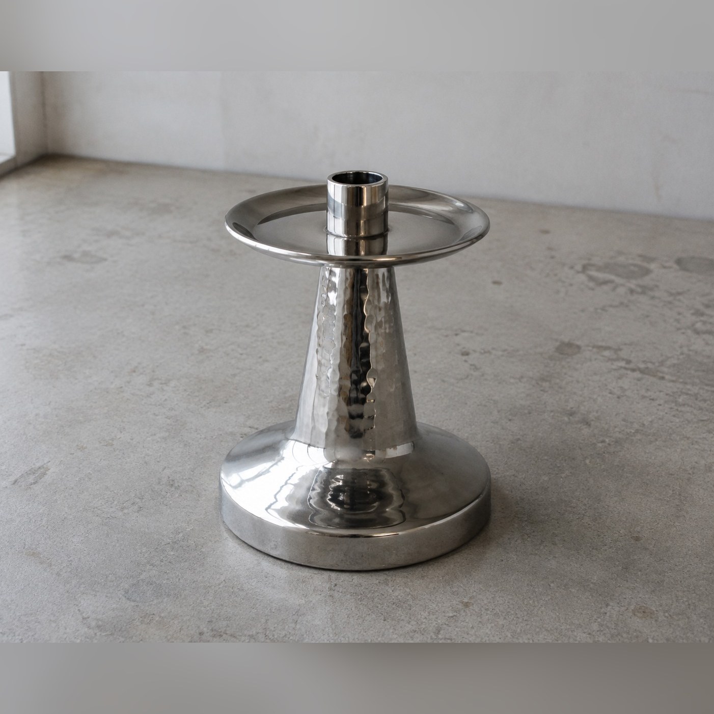 Hammered Funnel Taper Stand — Stainless steel 304 · Mechanically polished, XANVOR, Moradabad