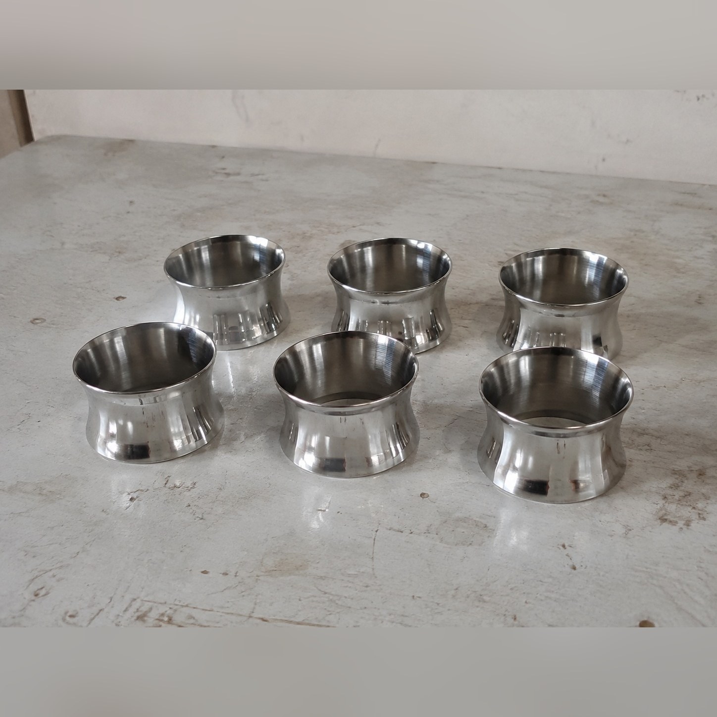 Rolled Napkin Collars — Set of Six