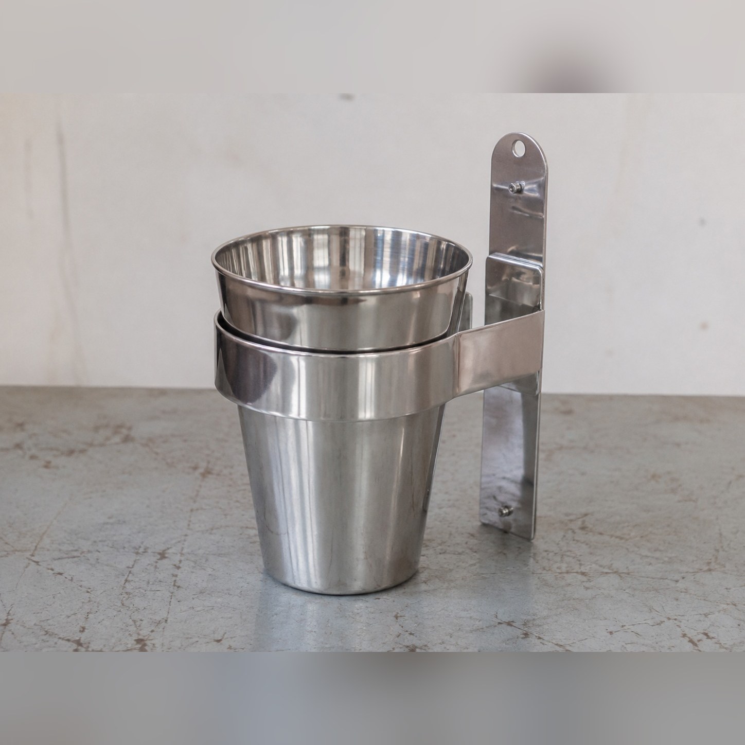 Wall Stem Cup — Stainless steel 304 · Mechanically polished, XANVOR, Moradabad