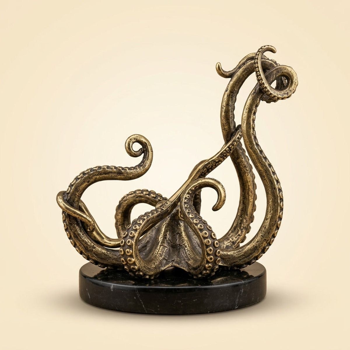 Brass Octopus Bottle Holder