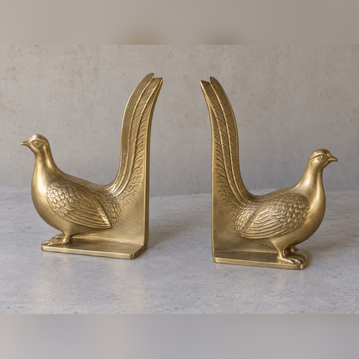 Pheasant Tail Bookends
