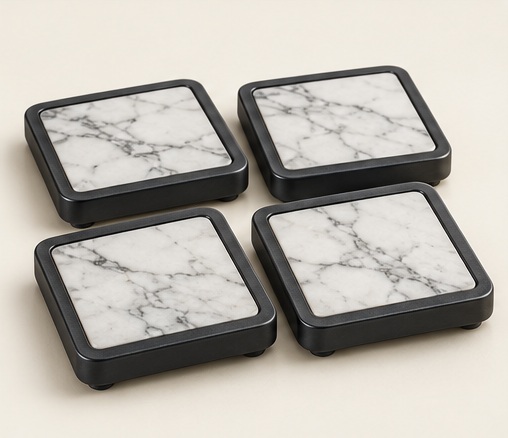 Square Border Coasters