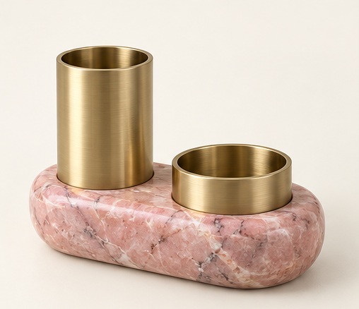 Twin Desk Pots