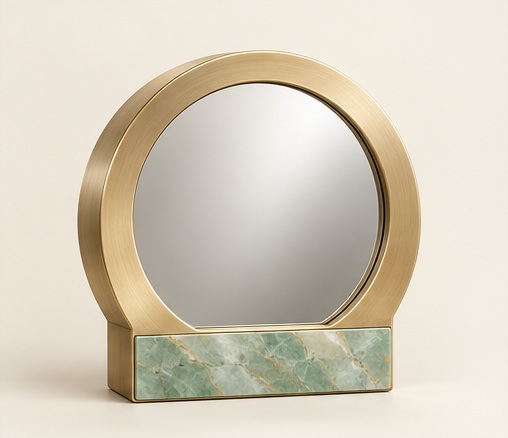 Porthole Desk Mirror
