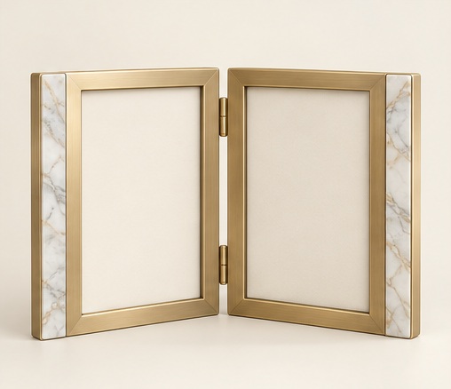 Fold Double Photo Frame