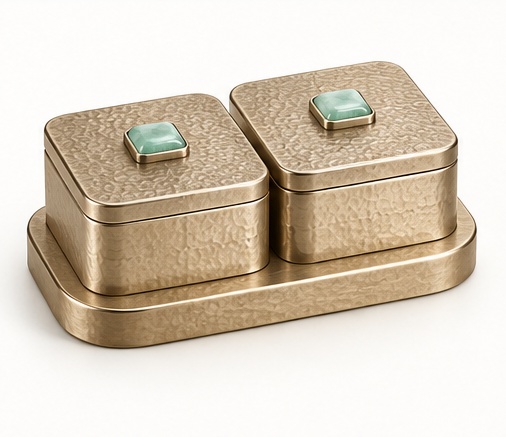 Twin Button Box
