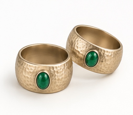 Oval Jewel Napkin Rings
