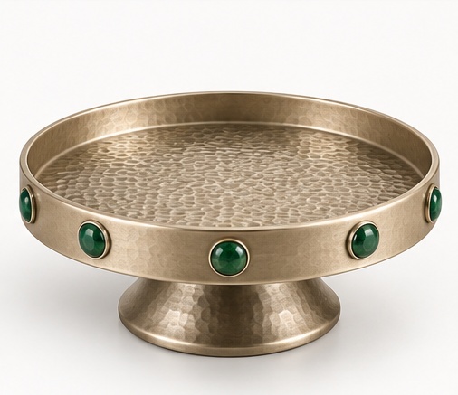Jewel Pedestal Vanity Tray
