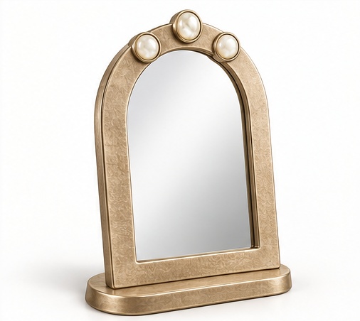 Arch Gem Table Mirror