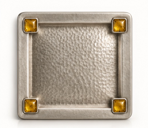 Square Jewel Wall Plaque