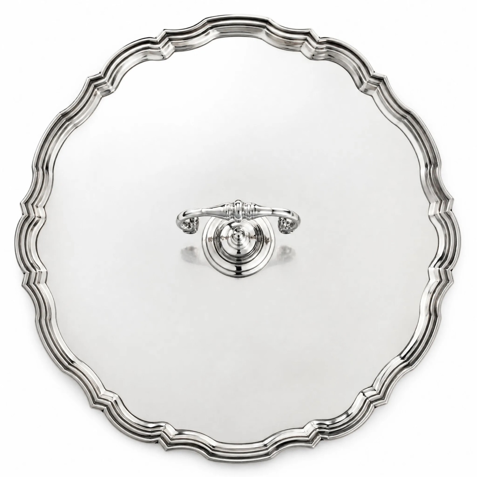 Chippendale Cake Plate with Centre Handle