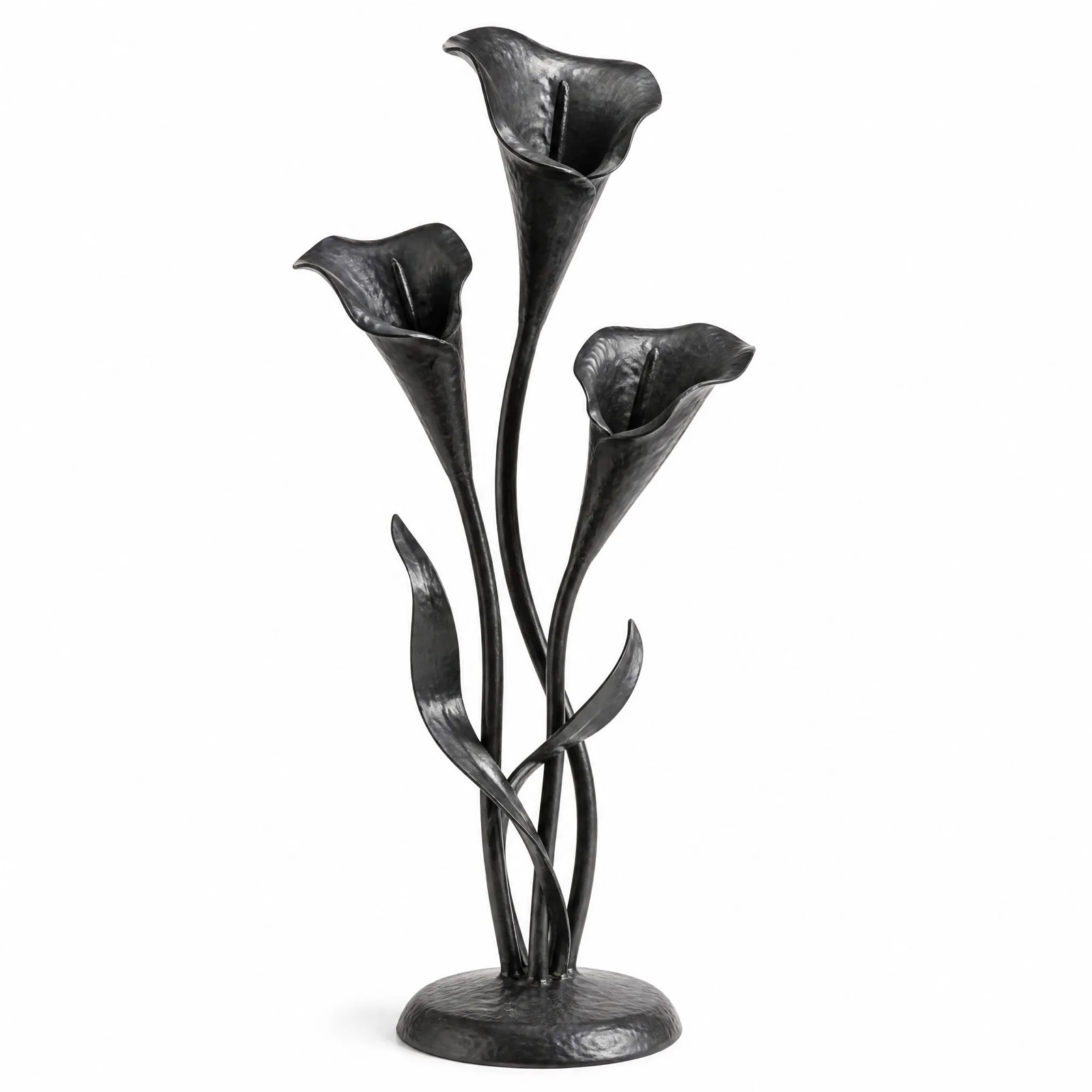 Calla Lily Trio — Wrought Iron · Dark Charcoal, XANVOR, Moradabad