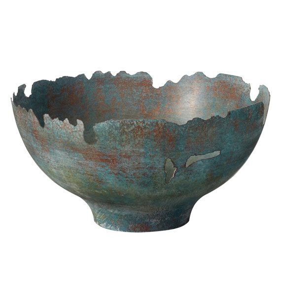Teal Crown Bowl