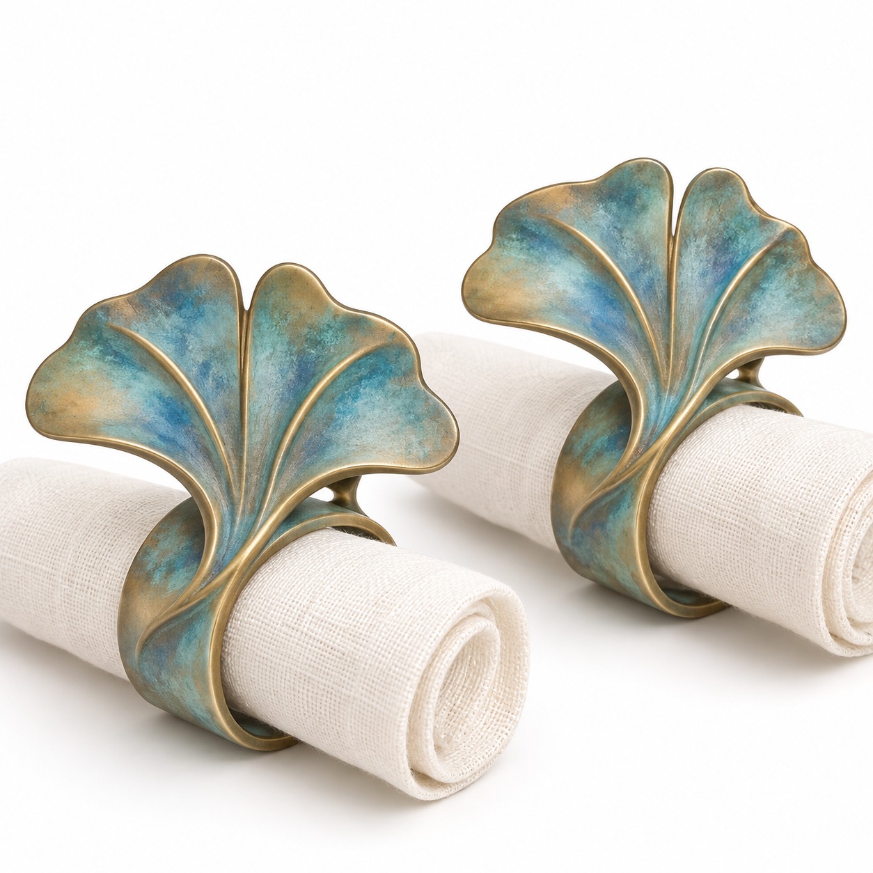 Ginkgo Napkin Rings