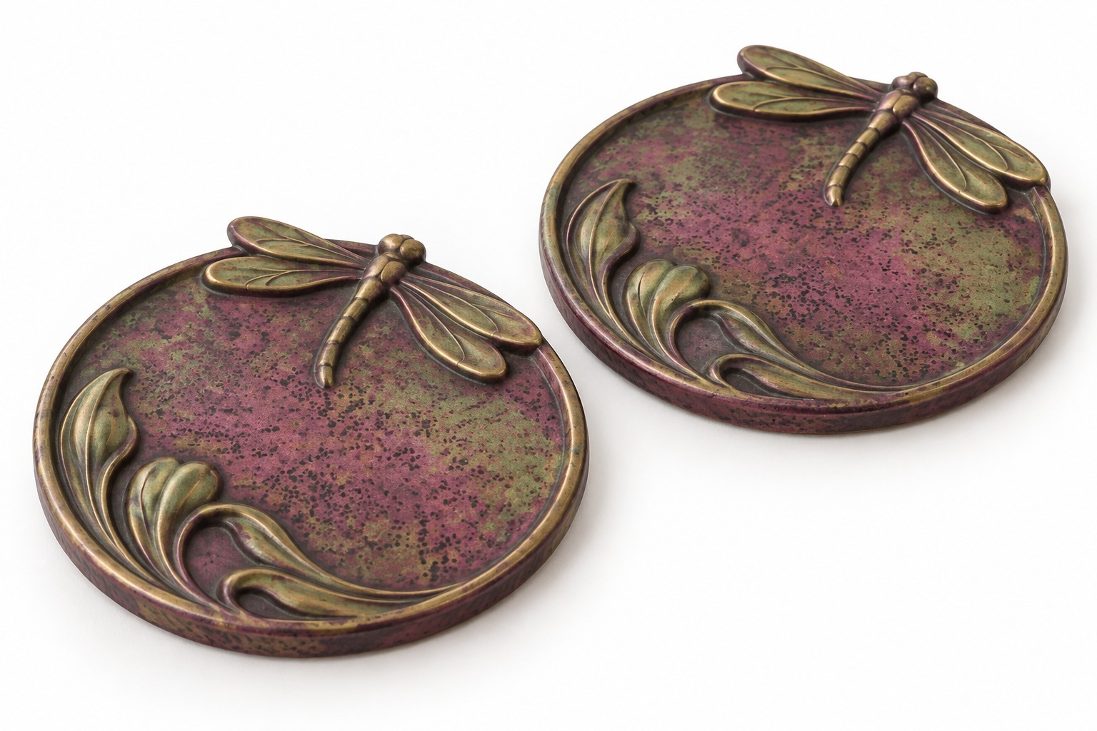 Dragonfly Coaster Pair