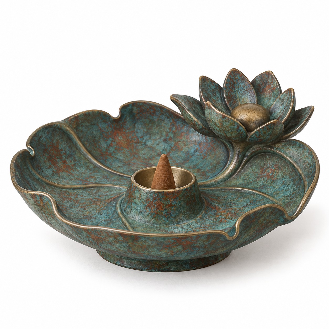 Water Lily Incense Bowl