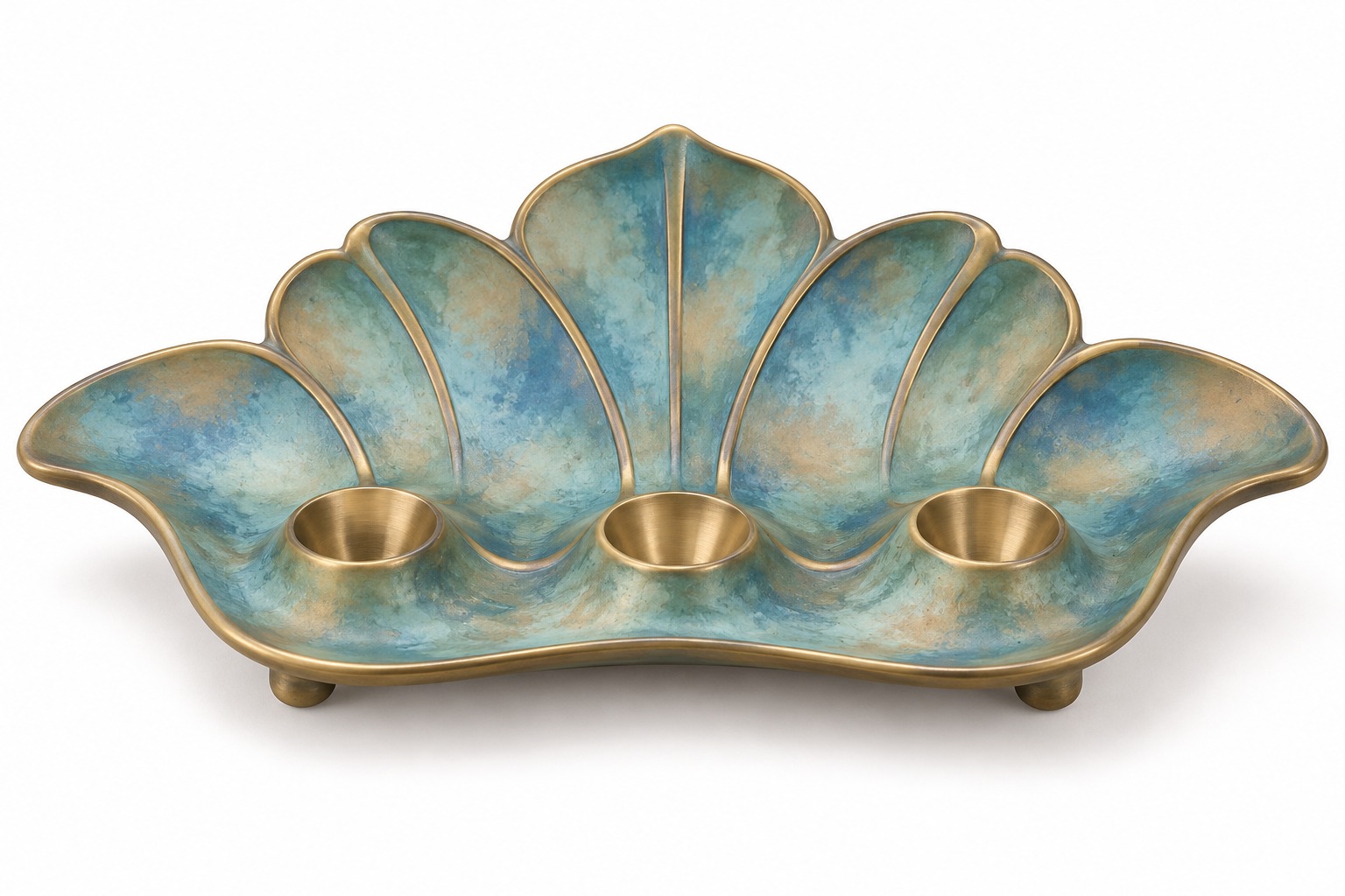 Ginkgo Triple Cone Dish