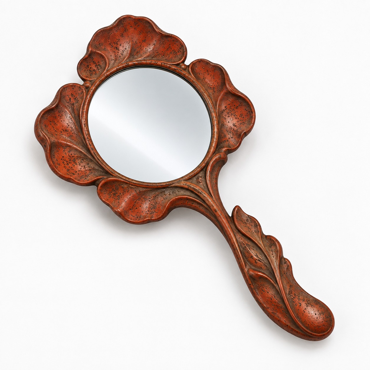 Poppy Round Hand Mirror