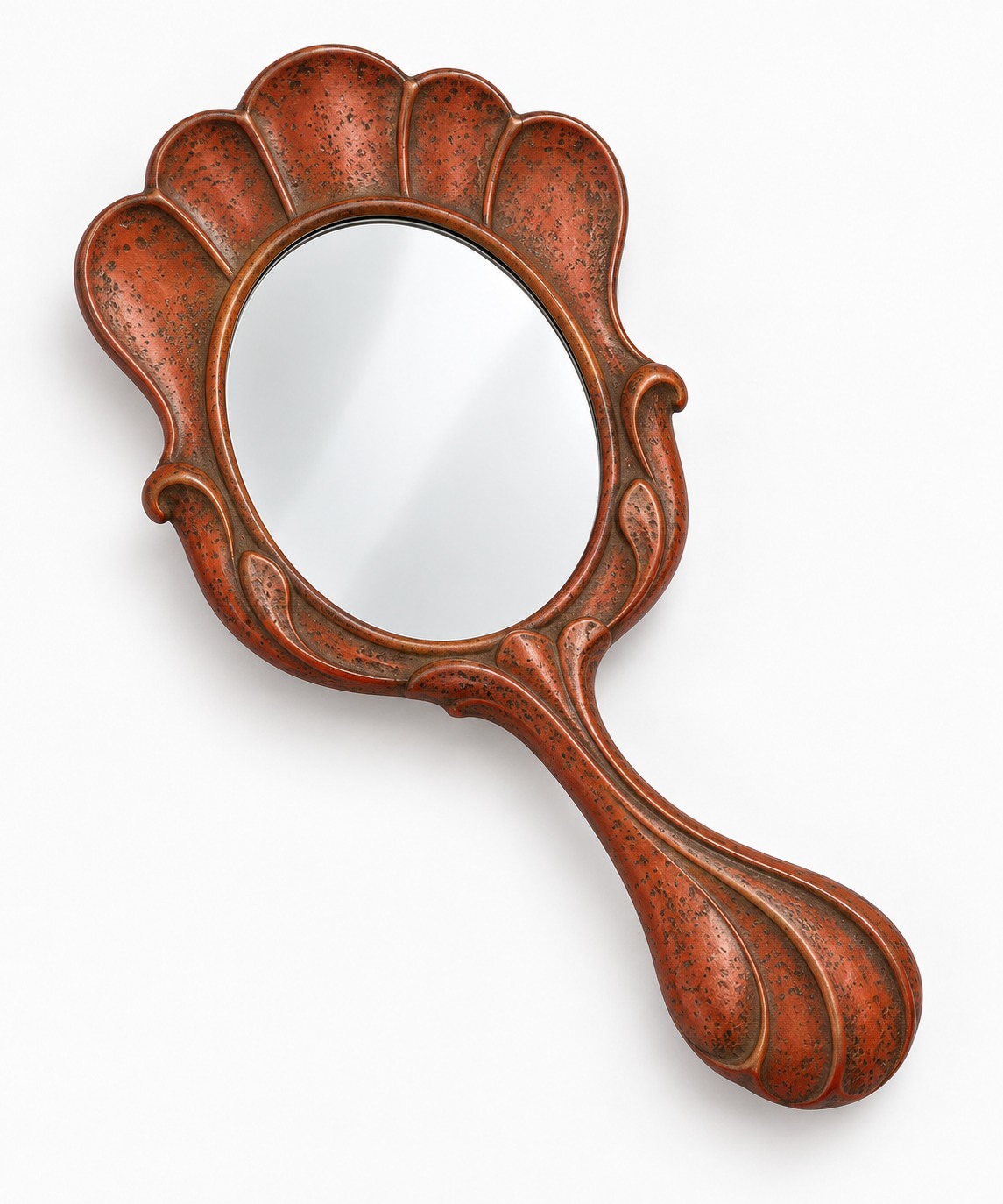 Shell Fan Hand Mirror