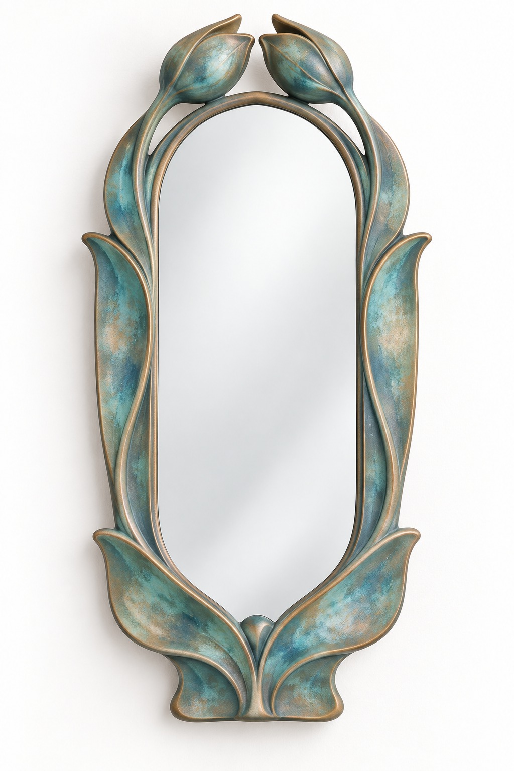 Twin Bud Wall Mirror