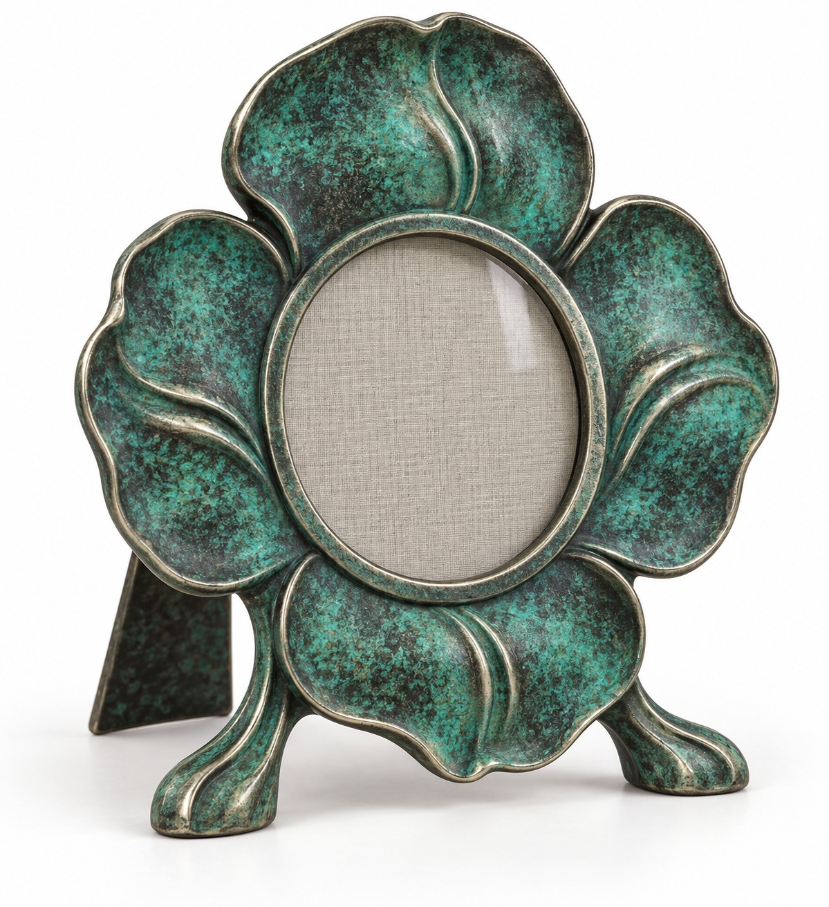 Poppy Round Photo Frame