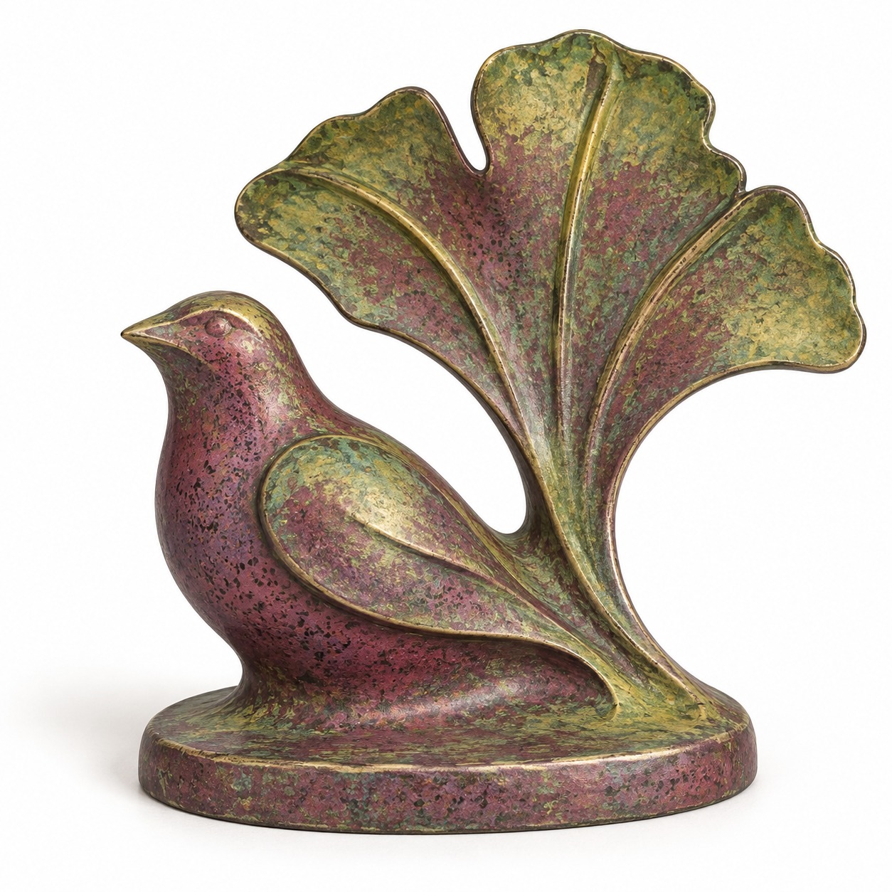 Ginkgo Bird Sculpture