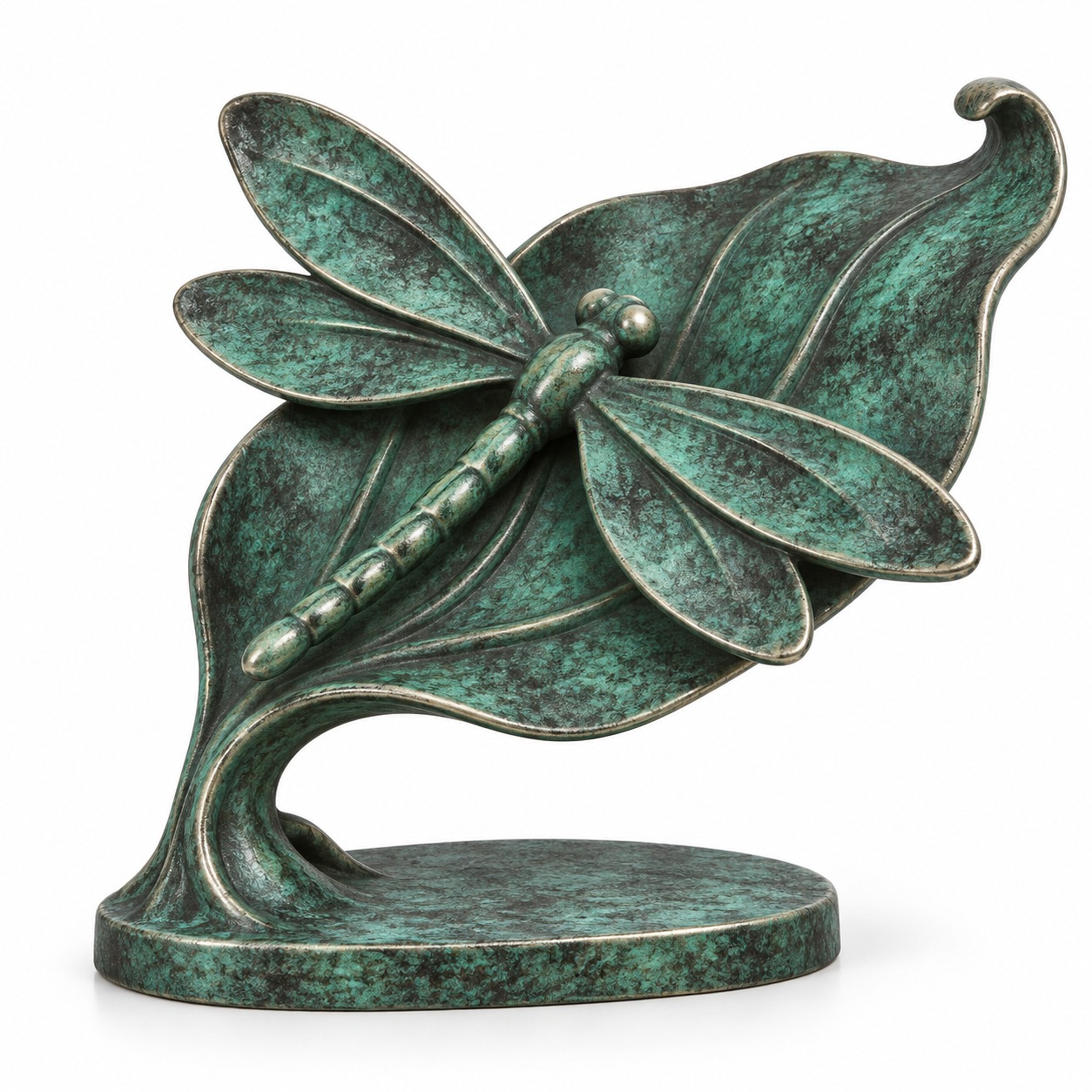 Dragonfly Leaf Sculpture