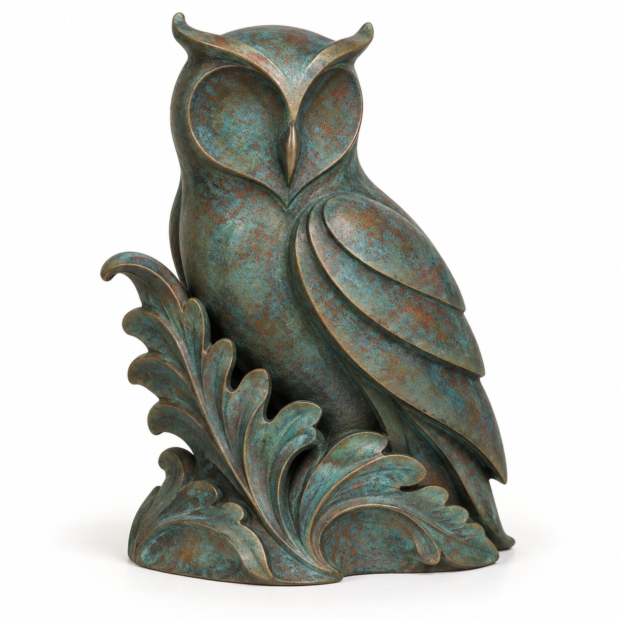 Fern Owl Sculpture