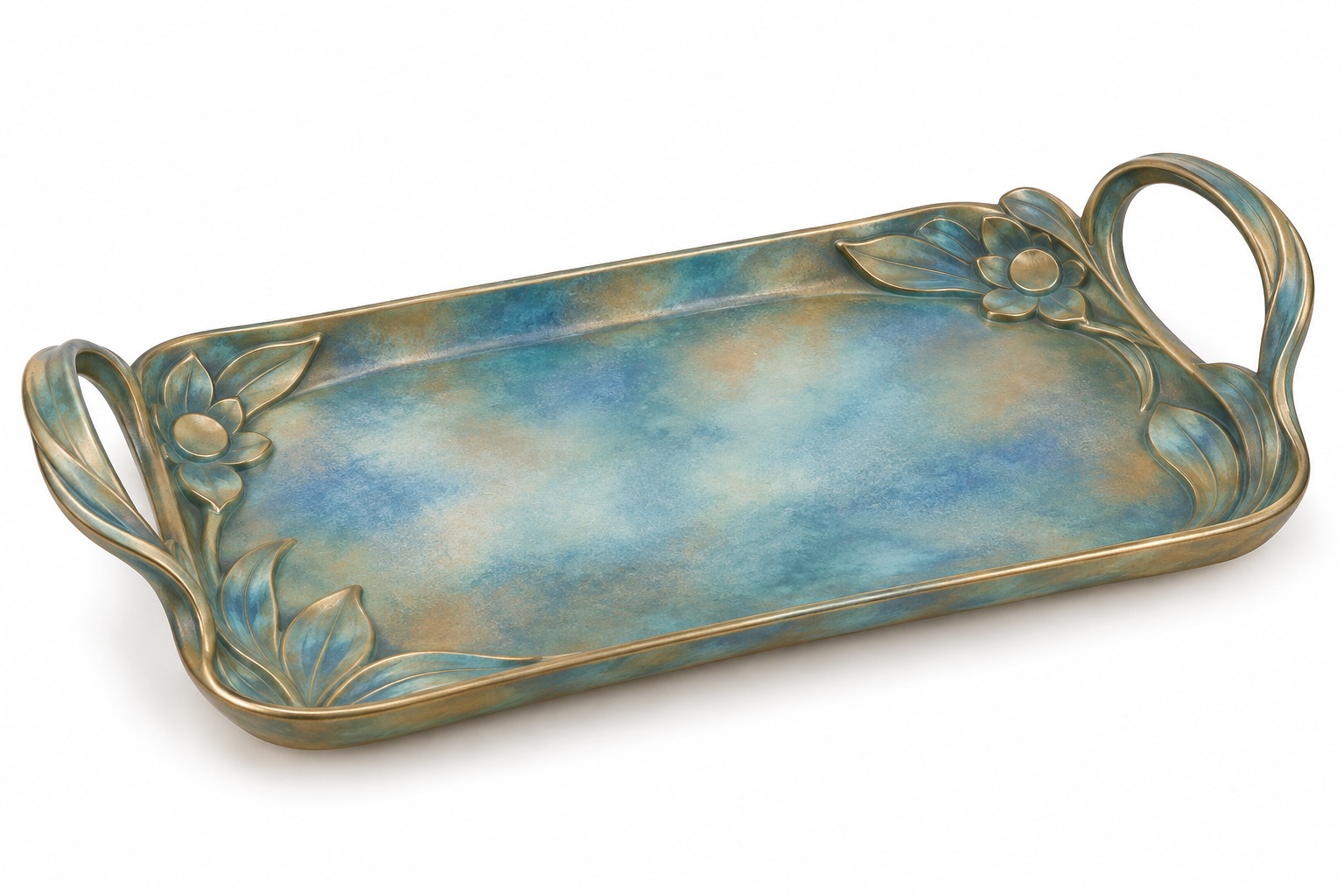 Reed Double Handle Tray