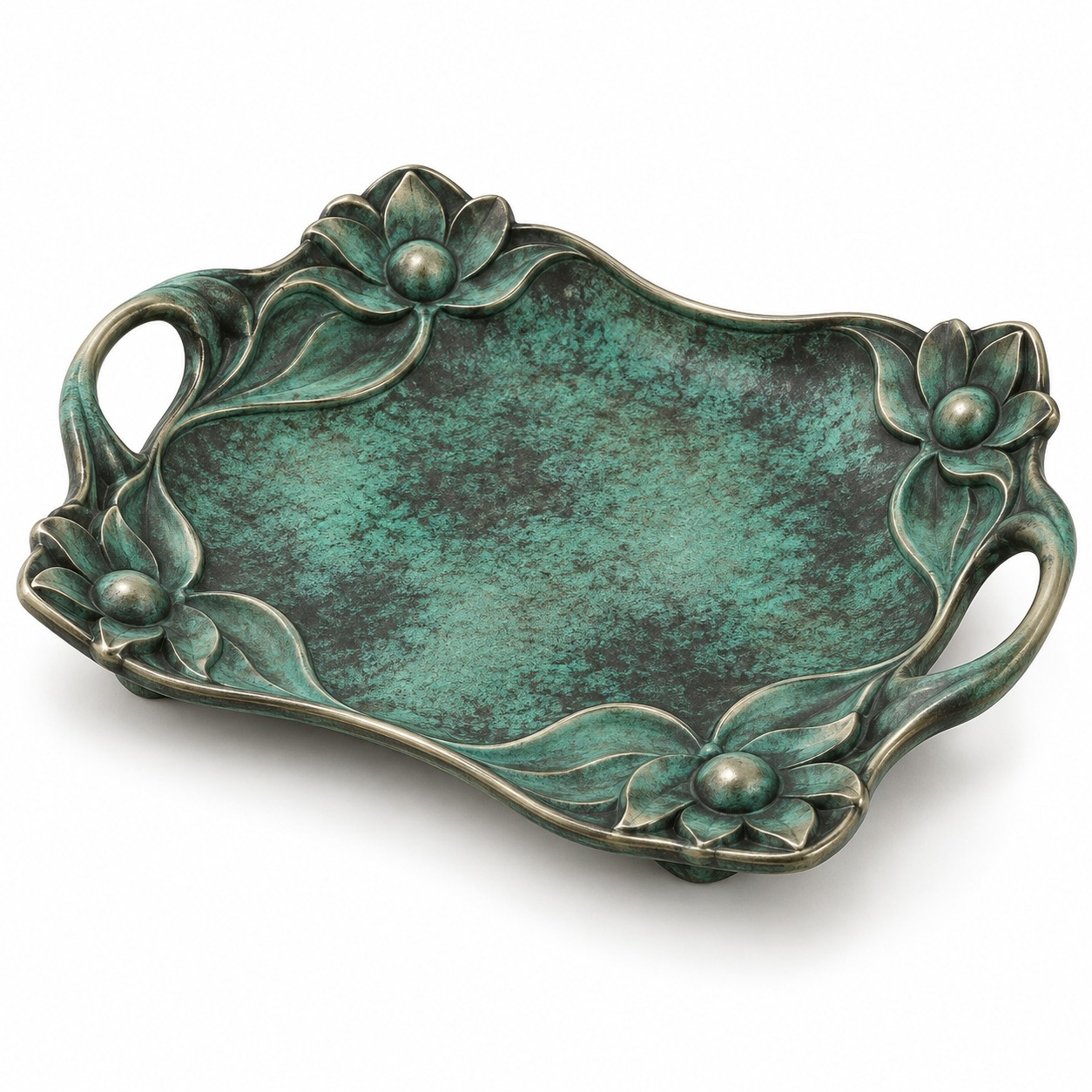 Lotus Corner Platter