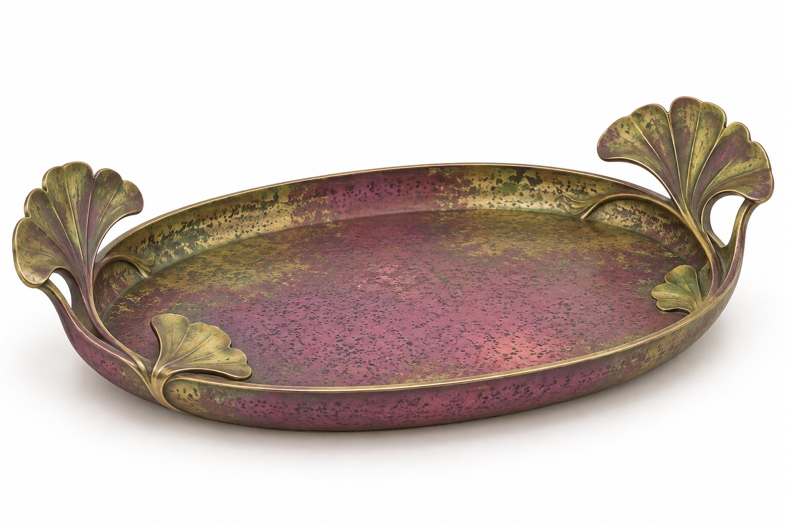 Ginkgo Oval Gallery Tray