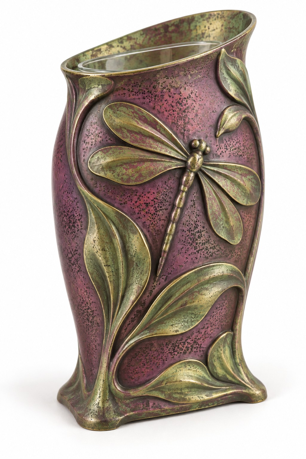 Dragonfly Lagoon Vase