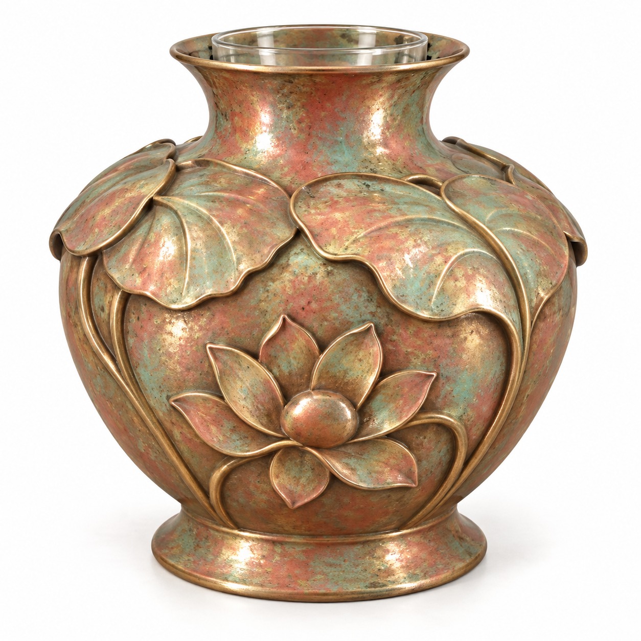 Water Lily Neck Vase