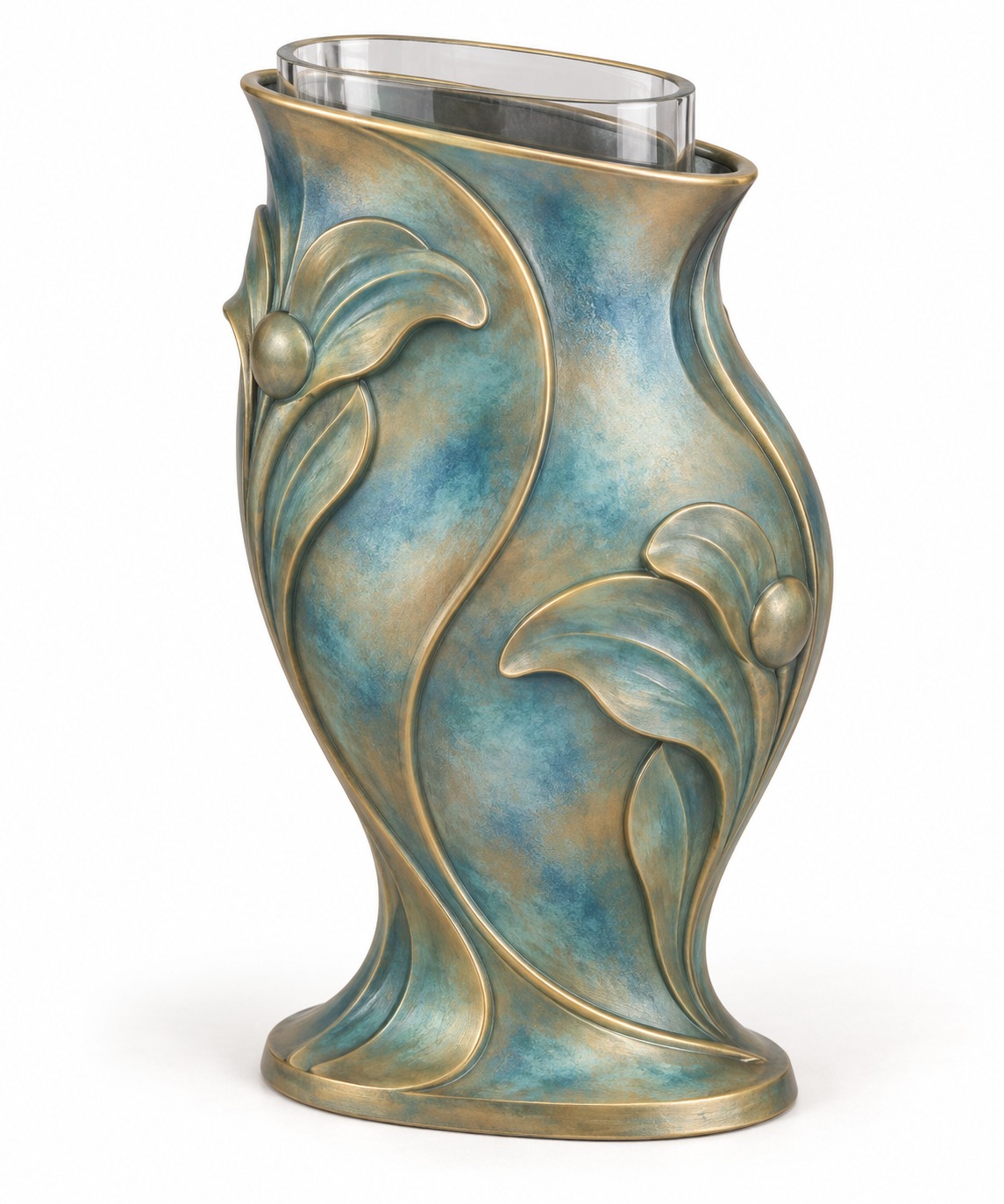 Wave Oval Vase