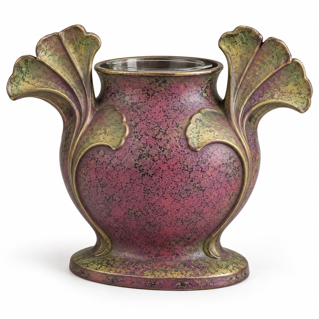 Ginkgo Double Shoulder Vase