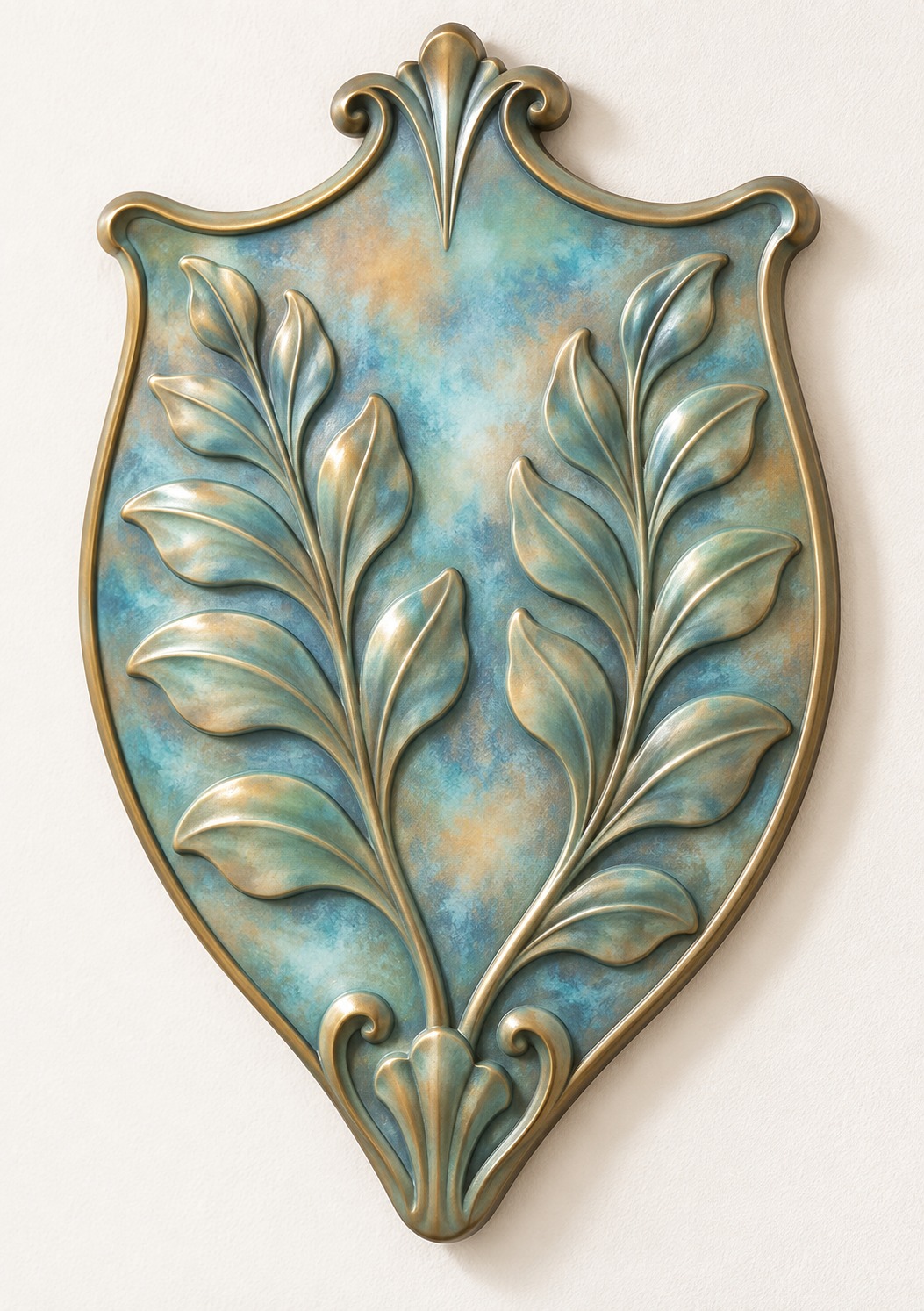 Fern Shield Wall Plaque